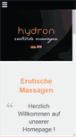 Mobile Screenshot of hydron.de
