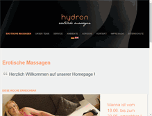 Tablet Screenshot of hydron.de